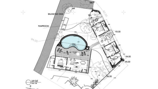 Villa Kayu Merah Plan